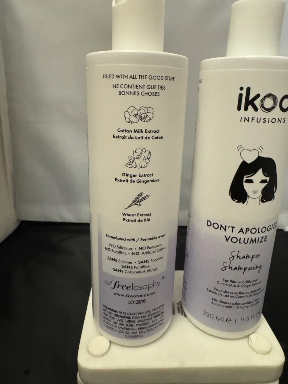2 bottles - Ikoo Volumizing Shampoo